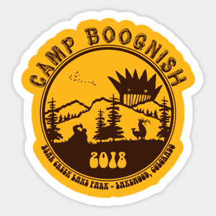 CAMP BOOGNISH (Vintage Brown) Sticker